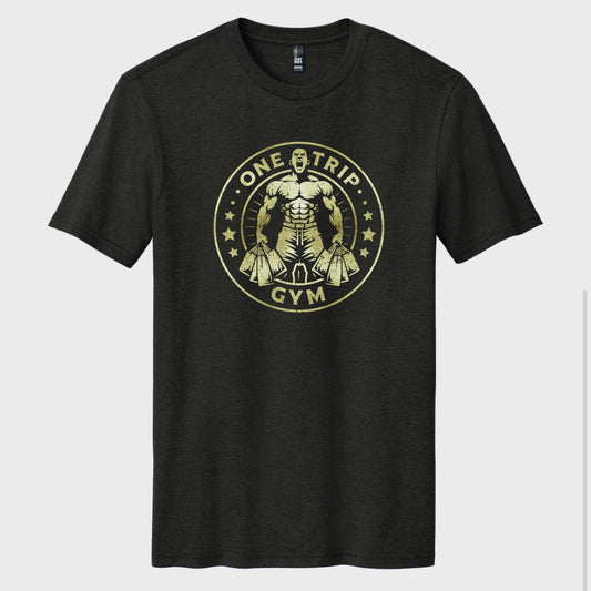 One Trip Gym Black Tee