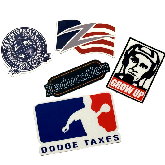 5 Piece Sticker Pack